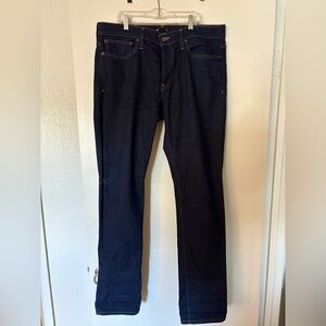 Madewell slim jeans dark blue wash
